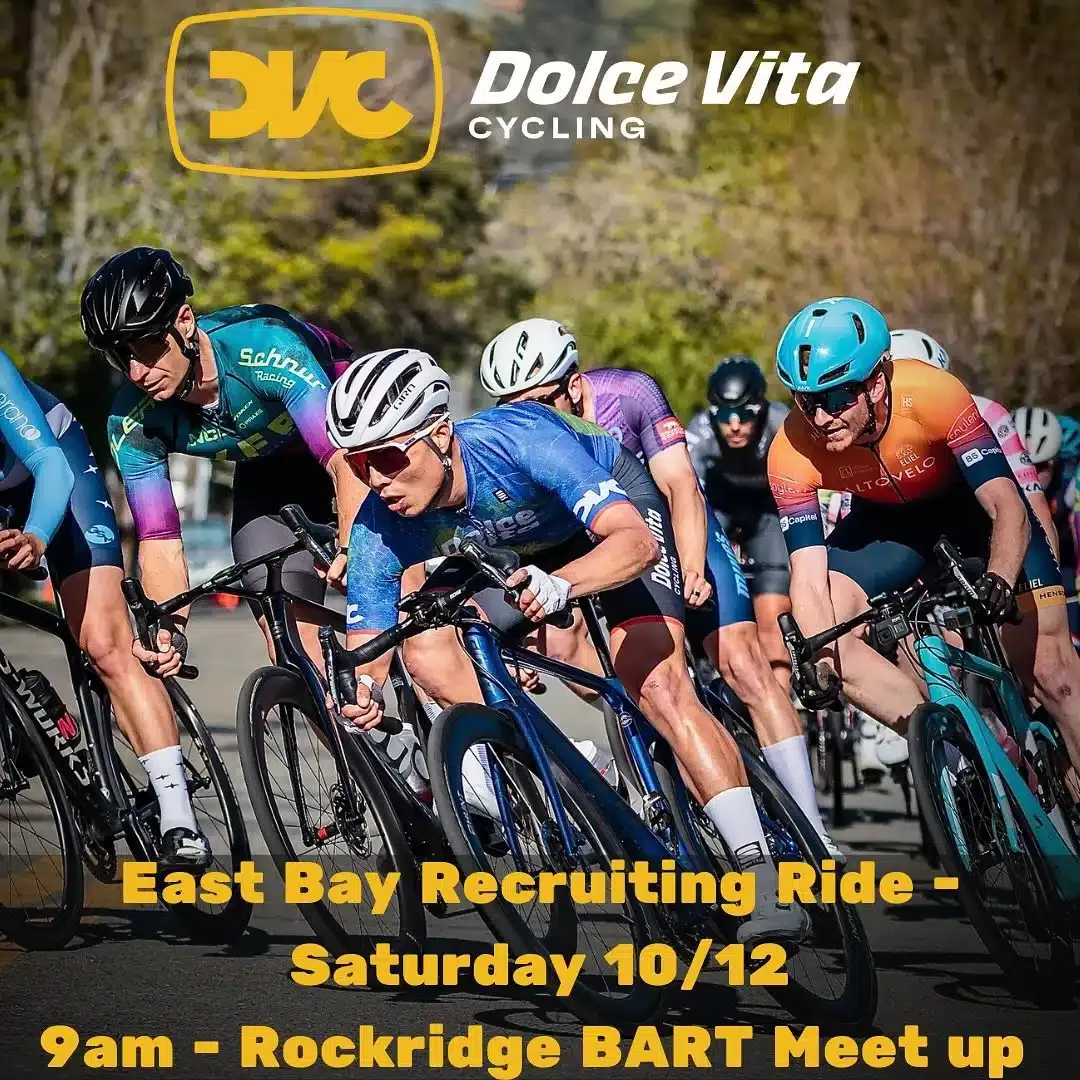 Join us for what I’m sure will be a spicy recruiting ride in the East Bay Hills! Next Saturday, October 12th. See you there! Route link in bio

@sportful @sfitalianathleticclub @equatorcoffees @poggio_labs @achieveptc @tripsforkidsmarin @sage.realestategroup @marinservicecourse @jkbrkb  #onewealthadvisors