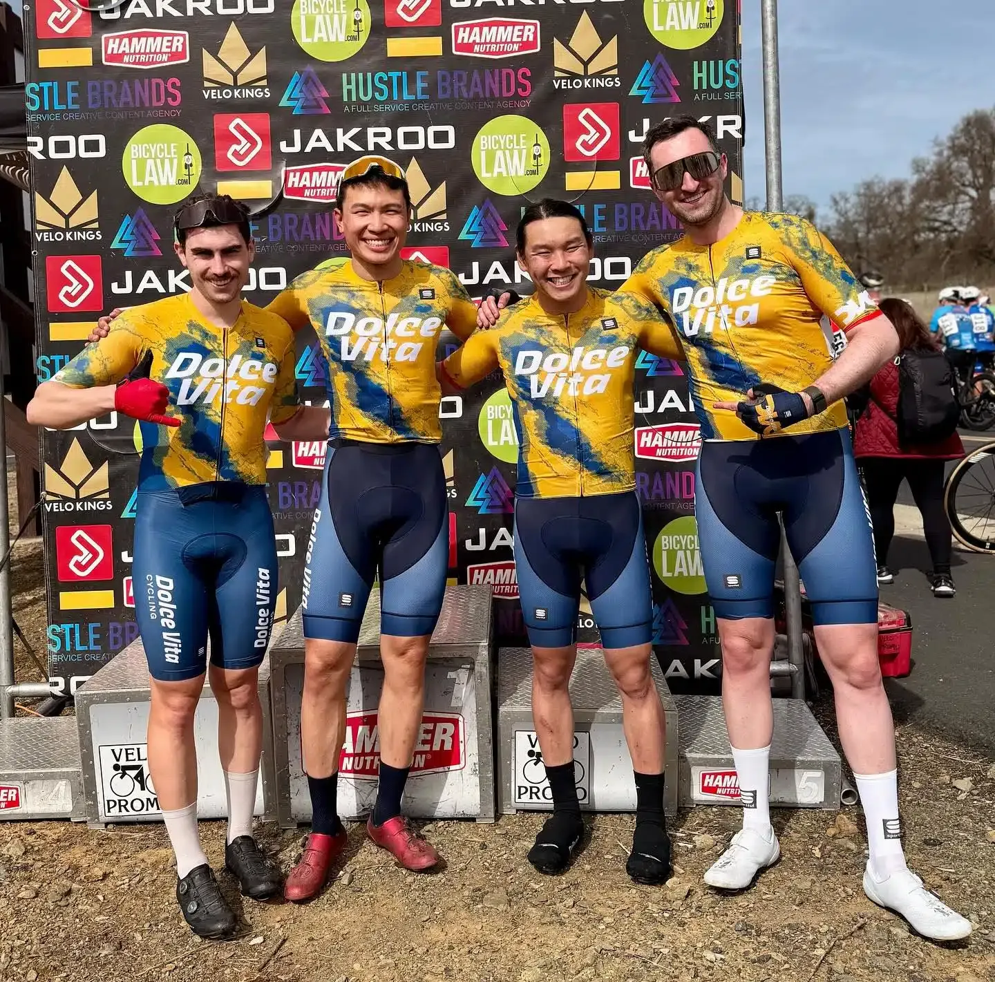 They say the power of the yellow jersey makes you ride like 10 men! 2025 DVC yellow got our boys off to a great start at the @velopromo Copper Valley Circuit Race! 
@thatbicyclelife taking home 🥇in the 35+ 3/4 race! @zac.ooi making it 3 for 3 with ANOTHER podium, along with @weehastogopee in the Cat 3 race. And the big dog himself, @kashman93 punching his ticket to that Cat 1 life with 🥉in the P12 race! 

Next weekend is OPENING weekend!! See you all at #Snelling!

@sportful @sfitalianathleticclub @equatorcoffees @poggio_labs @achieveptc @pinkpuffinbicycles @osmonutrition @jkbrkb  #onewealthadvisors

#ncnca 

@