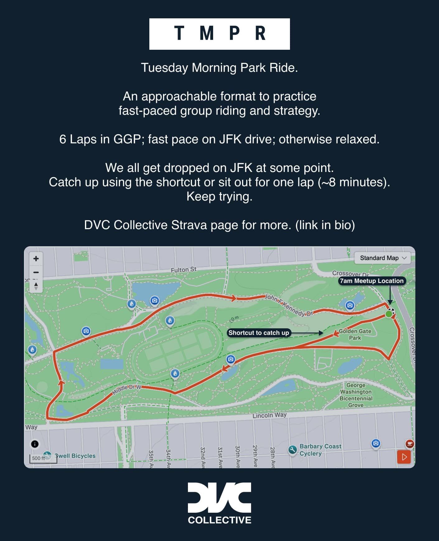 ⚡ Tuesday Morning Park Ride, back at it tomorrow ⚡

Race curious? Join us.

…

#cycling #cyclinglife #ciclismo #cyclingstyle #cyclingadventures #sanfrancisco #cyclingshot #cyclingmotivation #beautyofcycling #stravacycling